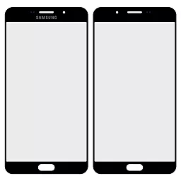 Корпусное стекло дисплея Samsung Galaxy A9 A910 2016 Black - фото Корпусное стекло дисплея Samsung Galaxy A9 A910 2016 Black