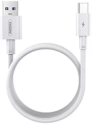 Кабель Remax Marlik RC-175a USB-A - Type-C 22.5w 5a 1м cable White - фото Кабель Remax Marlik RC-175a USB-A - Type-C 22.5w 5a 1м cable White