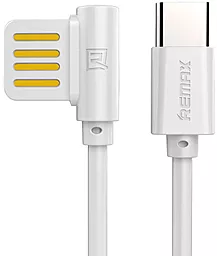 Кабель Remax Rayen USB-A - Type-C 12w 2.4a 1м cable White (RC-075a) - фото Кабель Remax Rayen USB-A - Type-C 12w 2.4a 1м cable White (RC-075a)