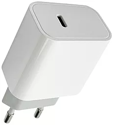 Мережевий зарядний пристрій Mibrand MI-16 20w PD USB-C fast charger white (MIWC/16CW)