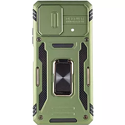 Чохол Epik Camshield Army Ring для Xiaomi Poco X5 Pro 5G, Redmi Note 12 Pro 5G Army Green