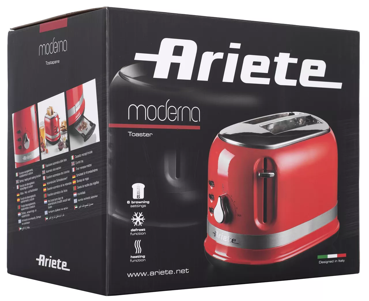 Тостер Ariete 0149 red - фото 4