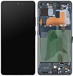 Дисплей Samsung Galaxy S10 Lite G770 с тачскрином и рамкой, сервисный оригинал, Black