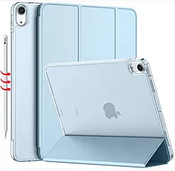 Чехол для планшета BeCover Tri Fold Hard для Apple iPad Air 11" M4 2026 Light Blue (715245) - фото Чехол для планшета BeCover Tri Fold Hard для Apple iPad Air 11" M4 2026 Light Blue (715245)