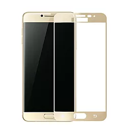 Защитное стекло 1TOUCH 3D Full Cover Samsung C7000 Galaxy С7 Gold