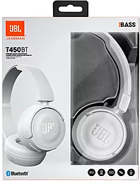 Навушники JBL T450BT White - мініатюра 3