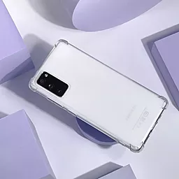 Чехол WXD Silicone 0.8 mm HQ для Samsung Galaxy S22 Plus 5G S906 Clear - миниатюра 6