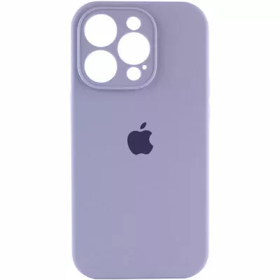 Чохол Silicone Case Full Camera для Apple iPhone 13 Pro Max  Lavender Grey - фото 1