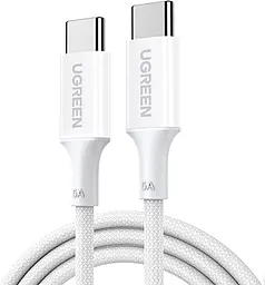 Кабель Ugreen L502 USB Type-C - Type-C 100w 5a 2м PD cable White (35221) - фото Кабель Ugreen L502 USB Type-C - Type-C 100w 5a 2м PD cable White (35221)