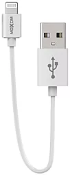 Кабель USB MOXOM CC-50 2.4A 0.3M USB Lightning Cable White