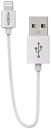 Кабель MOXOM CC-50 USB-A - Lightning 12w 2.4a 0.3м cable White
