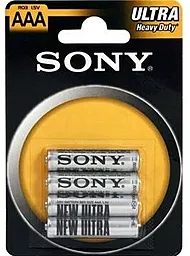 Батарейки Sony AAA / R03 Ultra 4шт