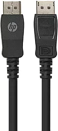 Видеокабель Display Port v1.2 4k 60hz 3m black (DHC-DP01-3M) HP - фото Видеокабель Display Port v1.2 4k 60hz 3m black (DHC-DP01-3M) HP