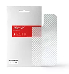 Гидрогелевая пленка ArmorStandart на заднюю панель для Apple iPhone 12 / 12 Pro Carbone Transparent (ARM61072) - фото Гидрогелевая пленка ArmorStandart на заднюю панель для Apple iPhone 12 / 12 Pro Carbone Transparent (ARM61072)
