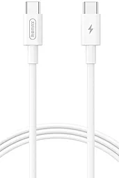 Кабель Remax Marlik RC-191 USB Type-C - Type-C 65w 3.25a 1м PD cable White - фото Кабель Remax Marlik RC-191 USB Type-C - Type-C 65w 3.25a 1м PD cable White