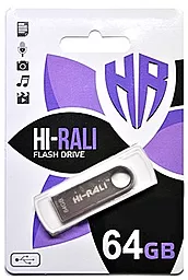 Флешка Hi-Rali Shuttle Series 64GB USB 2.0 (HI-64GBSHSL) Silver