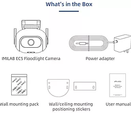 Камера видеонаблюдения Xiaomi IMILAB EC5 Floodlight Camera 2K (CMSXJ55A) - миниатюра 9