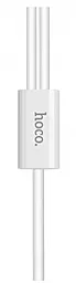 Универсальный кабель Hoco X12 L-shape Magnetic Absorption 2-in-1 USB-A to Lightning/micro USB 12w 2.4a 1.2м cable White - миниатюра 2