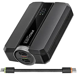Повербанк Promate Neo-10Uni 10000mAh 30W Black - фото Повербанк Promate Neo-10Uni 10000mAh 30W Black
