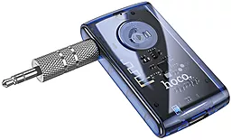 Блютуз-адаптер Hoco E66 Transparent Discovery Edition AUX BT Receiver Dark blue - мініатюра 2 Блютуз-адаптер Hoco E66 Transparent Discovery Edition AUX BT Receiver Dark blue - мініатюра 2