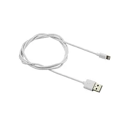 Кабель Canyon USB-A - Lightning 12w 2.4a 1м cable White (CNS-MFICAB01W)