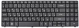 Клавіатура для ноутбуку Acer Aspire 5516 eMachines E525 без рамки Power Plant (KB310739) чорна