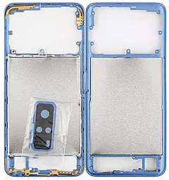 Рамка корпуса Vivo Y31 / Y31s Ocean Blue - фото Рамка корпуса Vivo Y31 / Y31s Ocean Blue