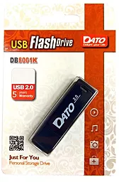 Флешка Dato DB8001 64GB USB 2.0 (DB8001K-64G) Black - мініатюра 3