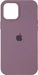 Чехол Silicone Case Full for Apple iPhone 12 Pro Max Grape