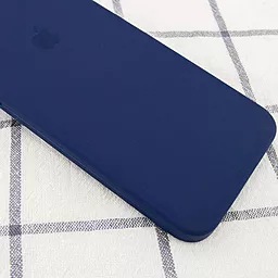 Чехол Silicone Case Full Camera Square для Apple iPhone XR  Midnight blue - миниатюра 3