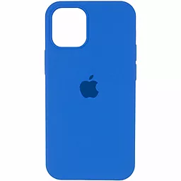 Чохол Silicone Case Full for Apple iPhone 12, iPhone 12 Pro Royal Blue