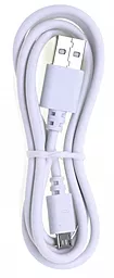 Сетевое зарядное устройство DOOGEE Home Charger 1USB 2A + Micro USB White (YJ-06) - миниатюра 2