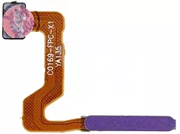 Шлейф Oppo A72 / A92, с сканером отпечатка пальца Aurora Purple - фото Шлейф Oppo A72 / A92, с сканером отпечатка пальца Aurora Purple