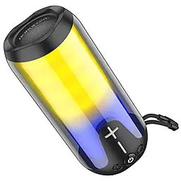 Колонки акустические Borofone BR33 Pulse color sports BT speaker Black - фото Колонки акустические Borofone BR33 Pulse color sports BT speaker Black
