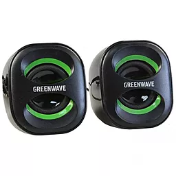Колонки акустические Greenwave SA-225 Black/Green - миниатюра 3