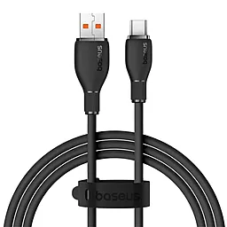 Кабель Baseus Pudding Series Fast Charging USB-A - Type-C 100w 6a 2м cable Black (P10355703111-01) - фото Кабель Baseus Pudding Series Fast Charging USB-A - Type-C 100w 6a 2м cable Black (P10355703111-01)