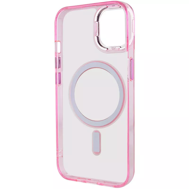 Чехол Epik Iris with MagSafe для Apple iPhone 14 Pink - фото 4