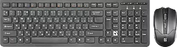Комплект (клавіатура+мишка) Defender Columbia C-775 RU (45775) Black