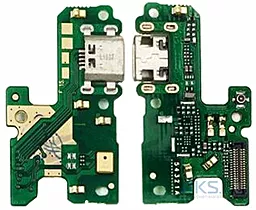 Нижняя плата Huawei Honor 8 Lite / P8 Lite 2017 с коннектором зарядки и микрофоном Original - фото Нижняя плата Huawei Honor 8 Lite / P8 Lite 2017 с коннектором зарядки и микрофоном Original
