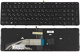 Клавиатура для ноутбука HP ProBook 450 G3, 455 G3, 470 G3 с подсветкой клавиш, джойстиком, Original черная