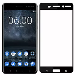Защитное стекло Walker Full Glue Nokia 6 2018, 6.1 Black
