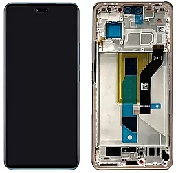Дисплей Xiaomi 13 Lite, Civi 2 с тачскрином и рамкой, оригинал, Black