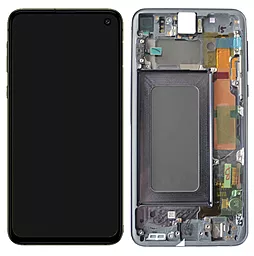 Дисплей Samsung Galaxy S10e G970 с тачскрином и рамкой, сервисный оригинал, Black