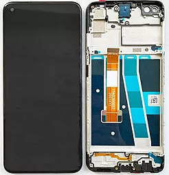 Дисплей Oppo A52, A72 4G, A92 (48 МP) з тачскріном і рамкою, оригінал, Black