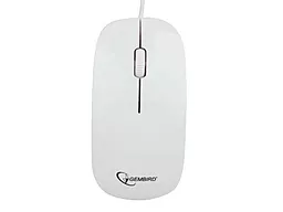 Компьютерная мышка Gembird MUS-103-W White - фото Компьютерная мышка Gembird MUS-103-W White