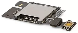 Конектор SIM-карти HTC Radar C110e з шлейфом - фото Конектор SIM-карти HTC Radar C110e з шлейфом
