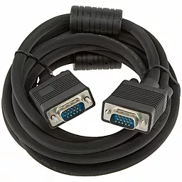 Видеокабель VGA-3.0BK 3m (LP3687) Черный Logicpower - фото Видеокабель VGA-3.0BK 3m (LP3687) Черный Logicpower