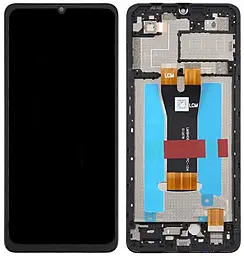 Дисплей ZTE Blade A76 4G с тачскрином и рамкой, оригинал, Black - фото Дисплей ZTE Blade A76 4G с тачскрином и рамкой, оригинал, Black
