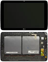 Дисплей для планшету LG G Pad 10.1 V700 + Touchscreen with Frame Black