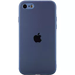 Чехол Epik TPU+Glass Matte Candy Full camera Apple iPhone 7, 8, SE (2020) Blue